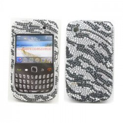 BlackBerry 8520 9300 Diamond Case (Zebra)